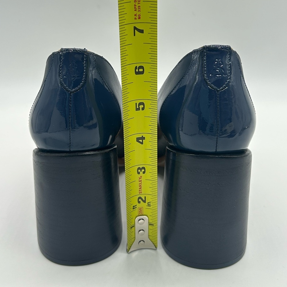 The Office of Angela Scott Miss Eliza Navy Mary Jane Heels Size EU 41 US 11 NWT - Picture 8 of 13